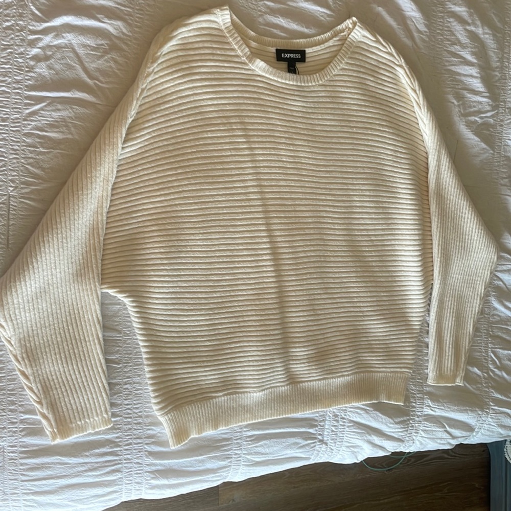 Cream sweater